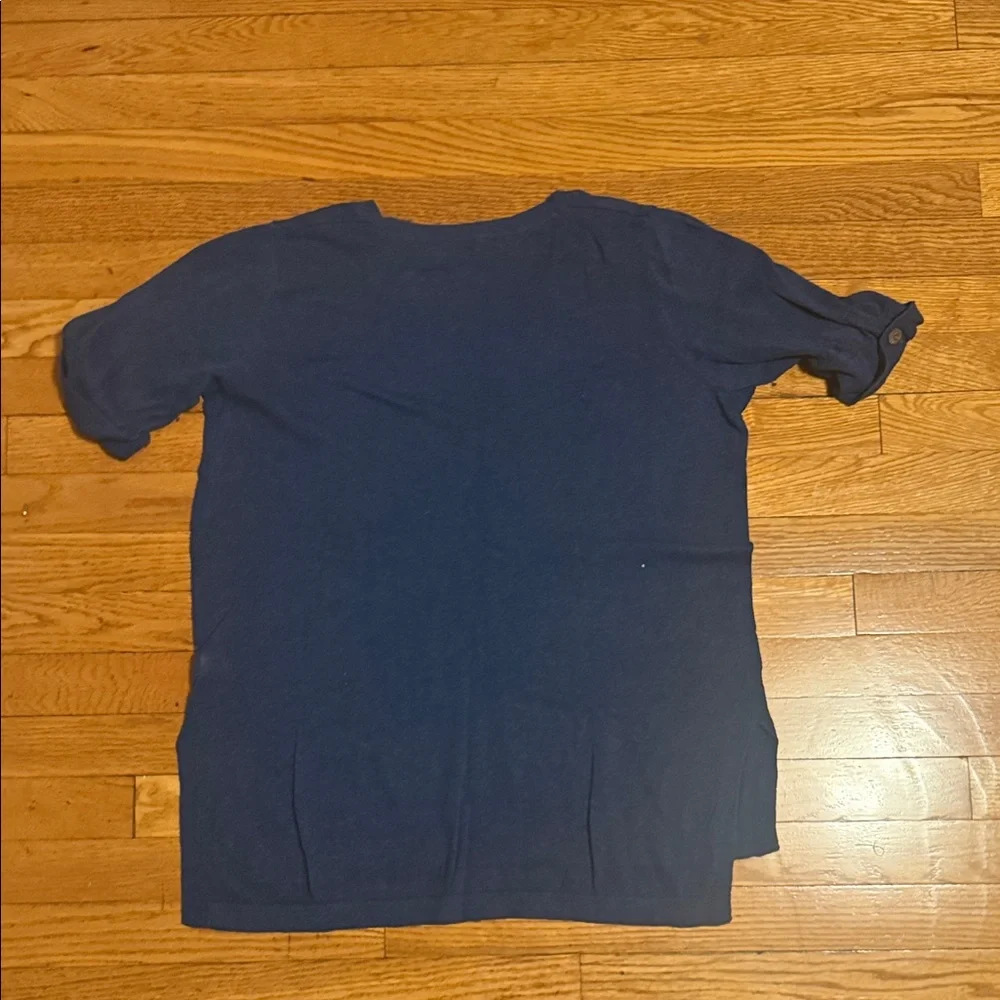J. Jill Dark Blue Knit Top - Picture 3 of 3